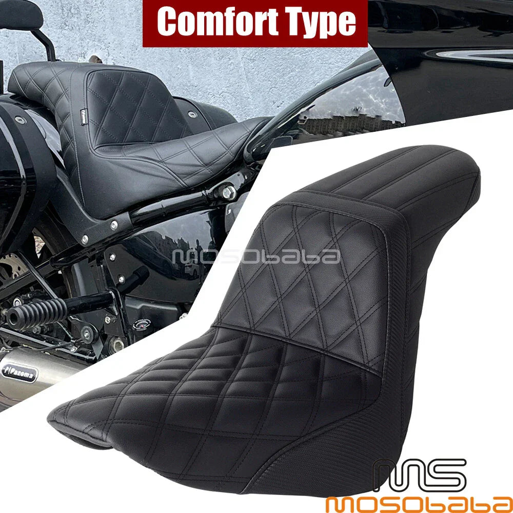 Soft Gel Pad 2-Up Seat for Harley Sport Glide Low Rider FXLRST FXLRS (2018-2024)