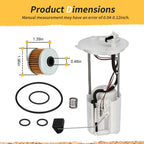 Fuel Pump & Oil Filter 16700-HL3-A02 for Honda Pioneer 500 520 1000 (2015–2023)