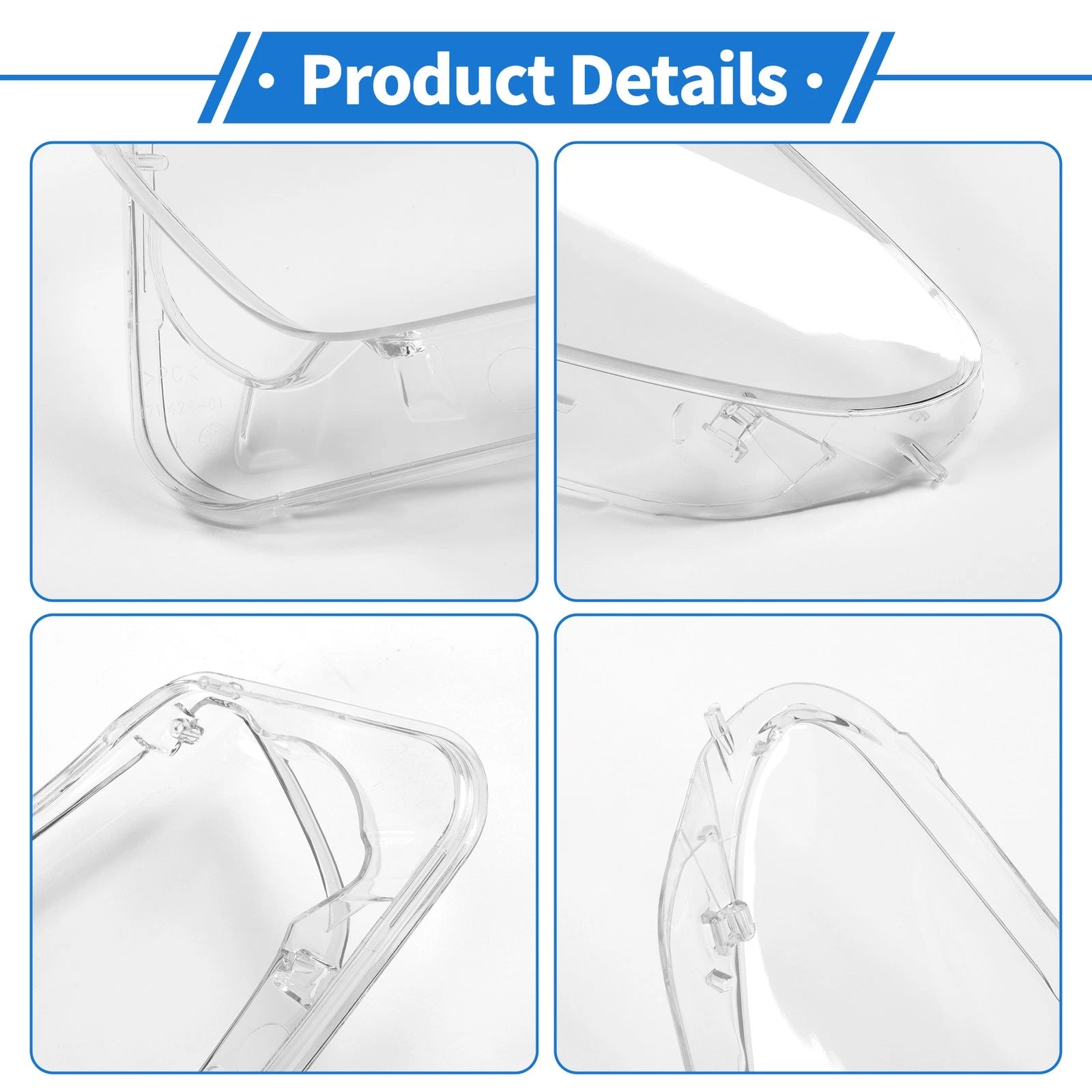 1 Pc Headlight Lens Cover for BMW 5 Series GT F07 (2010–2017) No.63127262727