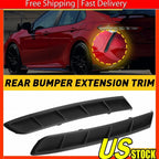 2Pcs Rear Bumper Extension Trim for Toyota Camry (2018â2021)