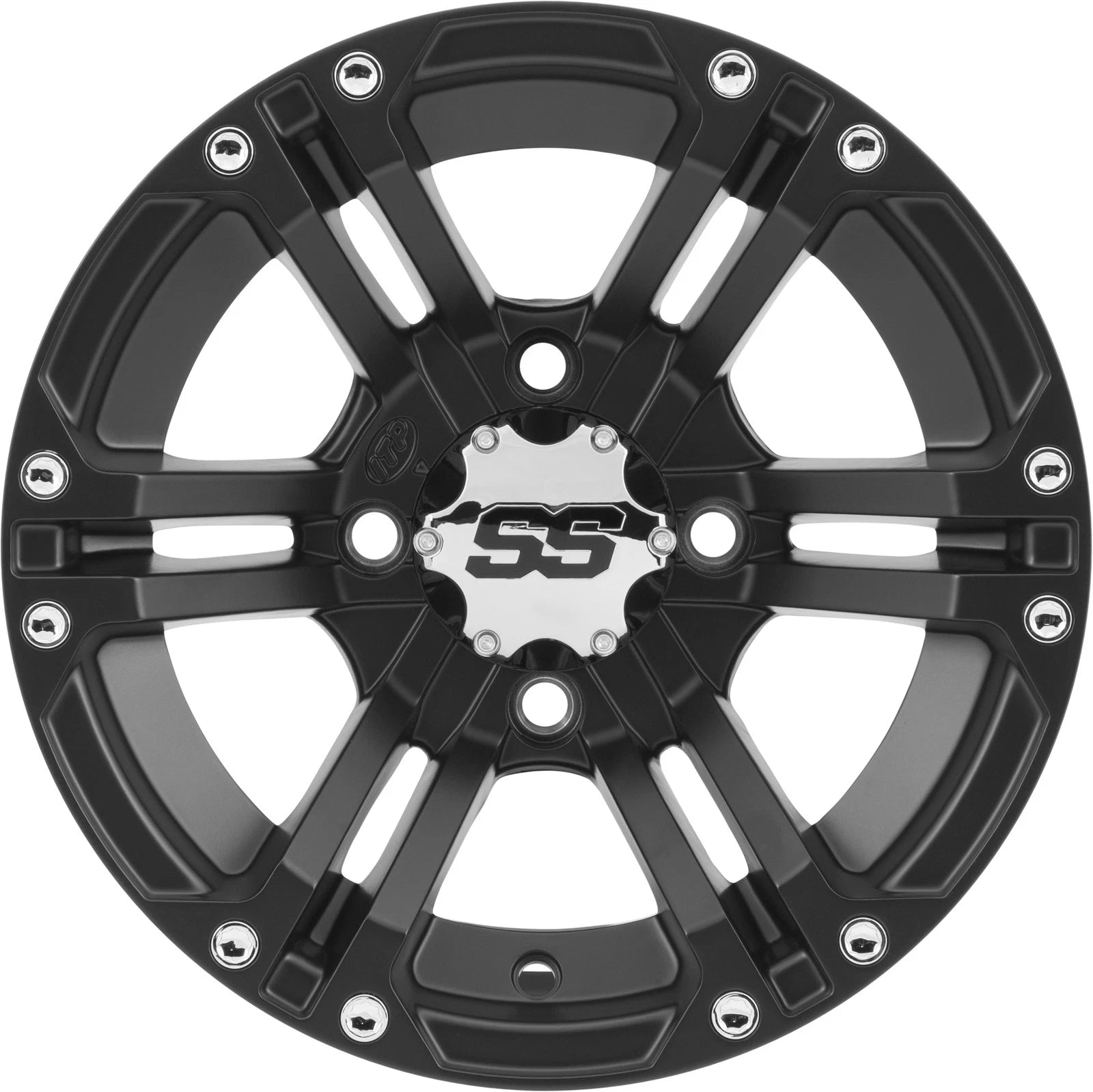 ITP SS212 Black Wheel for Honda Suzuki ATV UTV (12x7)