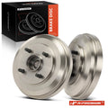 2X Rear Brake Drums for Ford Focus (2009–2011) with Wiring Harness