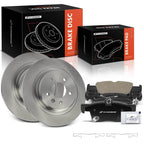 Rear Disc Brake Rotors & Ceramic Pads for Buick Envision (2016–2018)