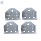 Set of 4 Swivel Top Bunk Bracket Kits for Boat Trailers (8")