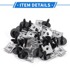 30 Set Fender Liner Splash Shield Bumper Cover Screw for BMW 1 Series (2011)