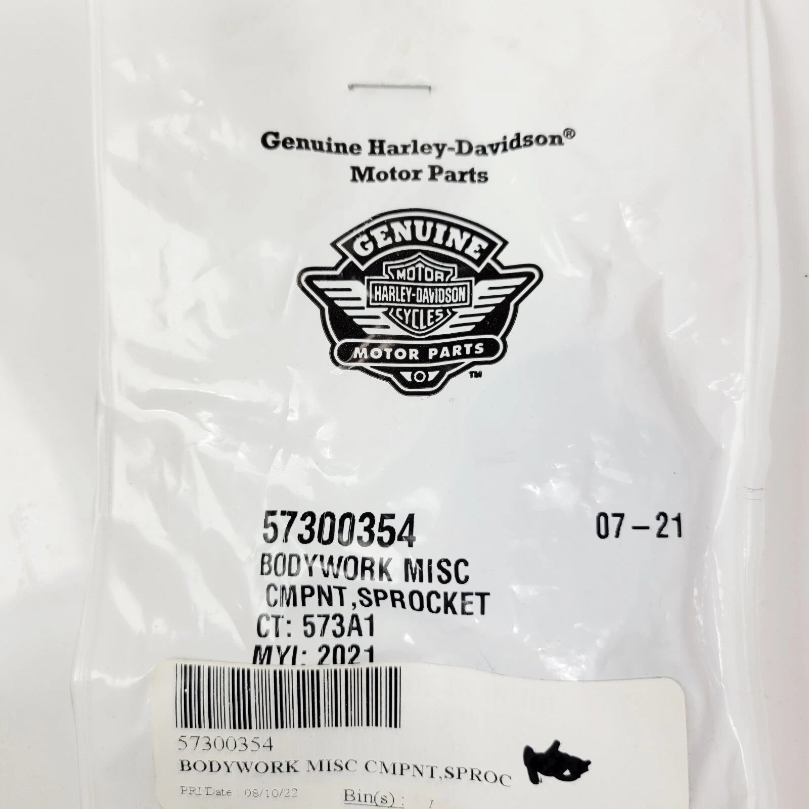 Sprocket 57300354 for Harley-Davidson