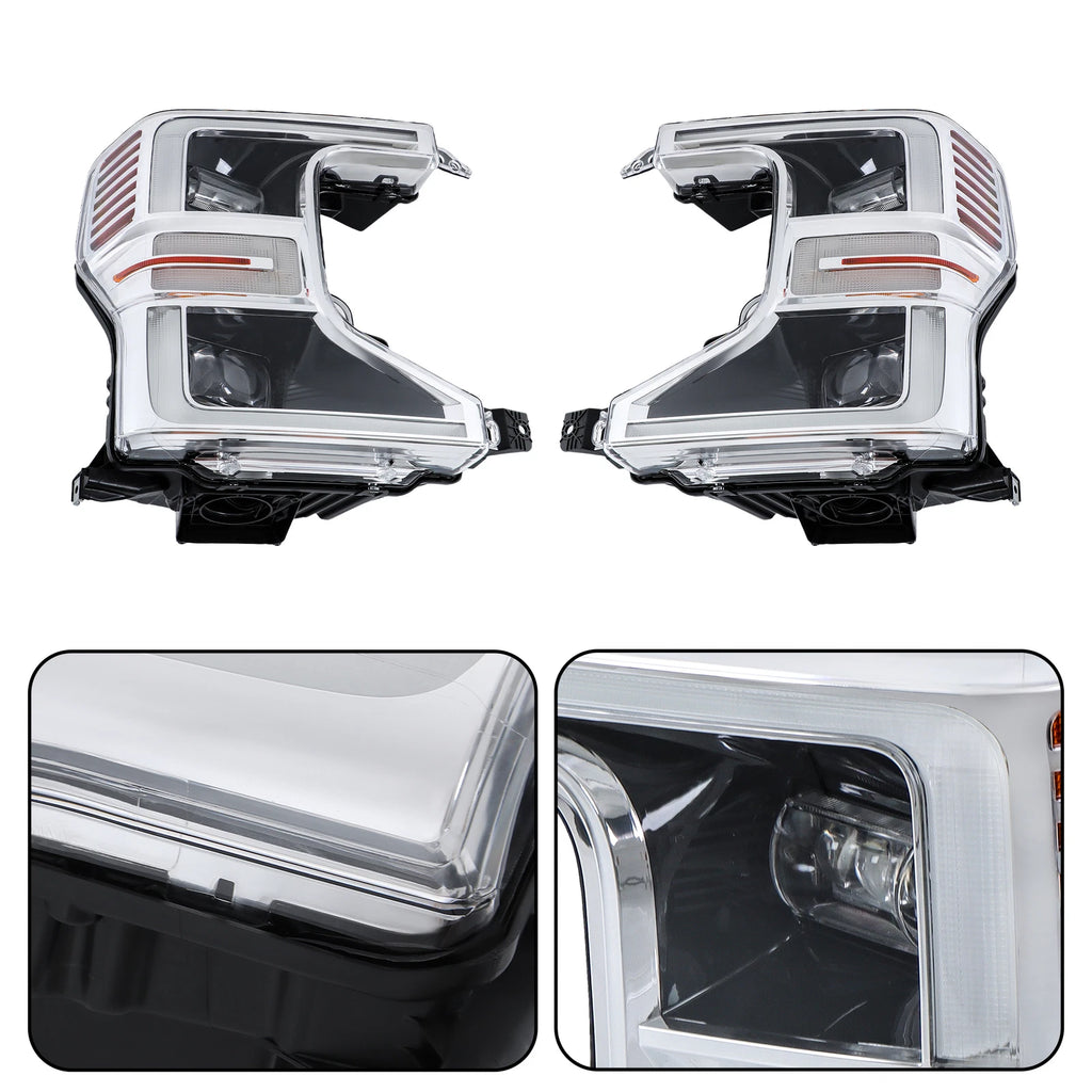 LED Headlight Set for Ford F250 F350 (2020–2022) Left + Right Pair