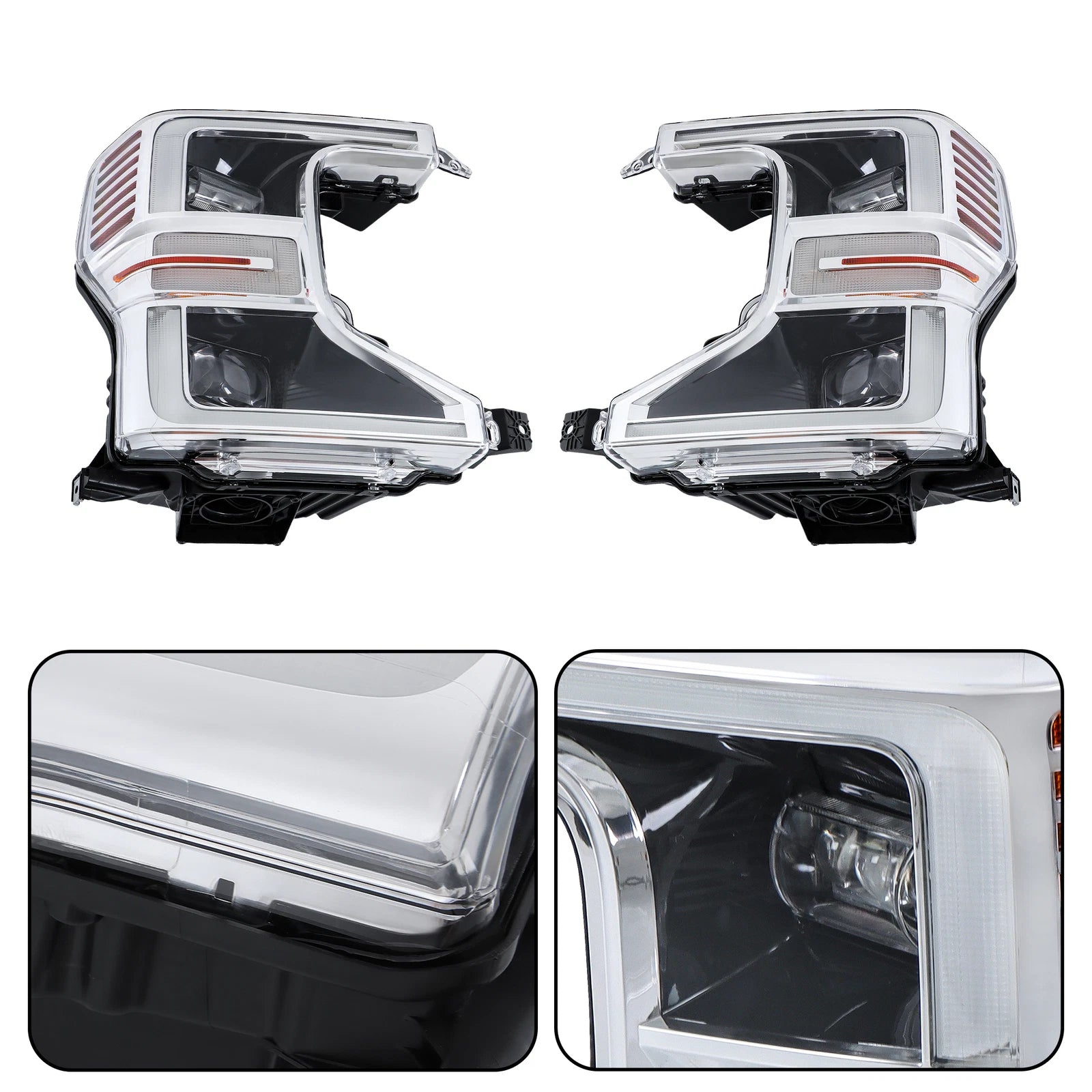 LED Headlight Set for Ford F250 F350 (2020–2022) Left + Right Pair
