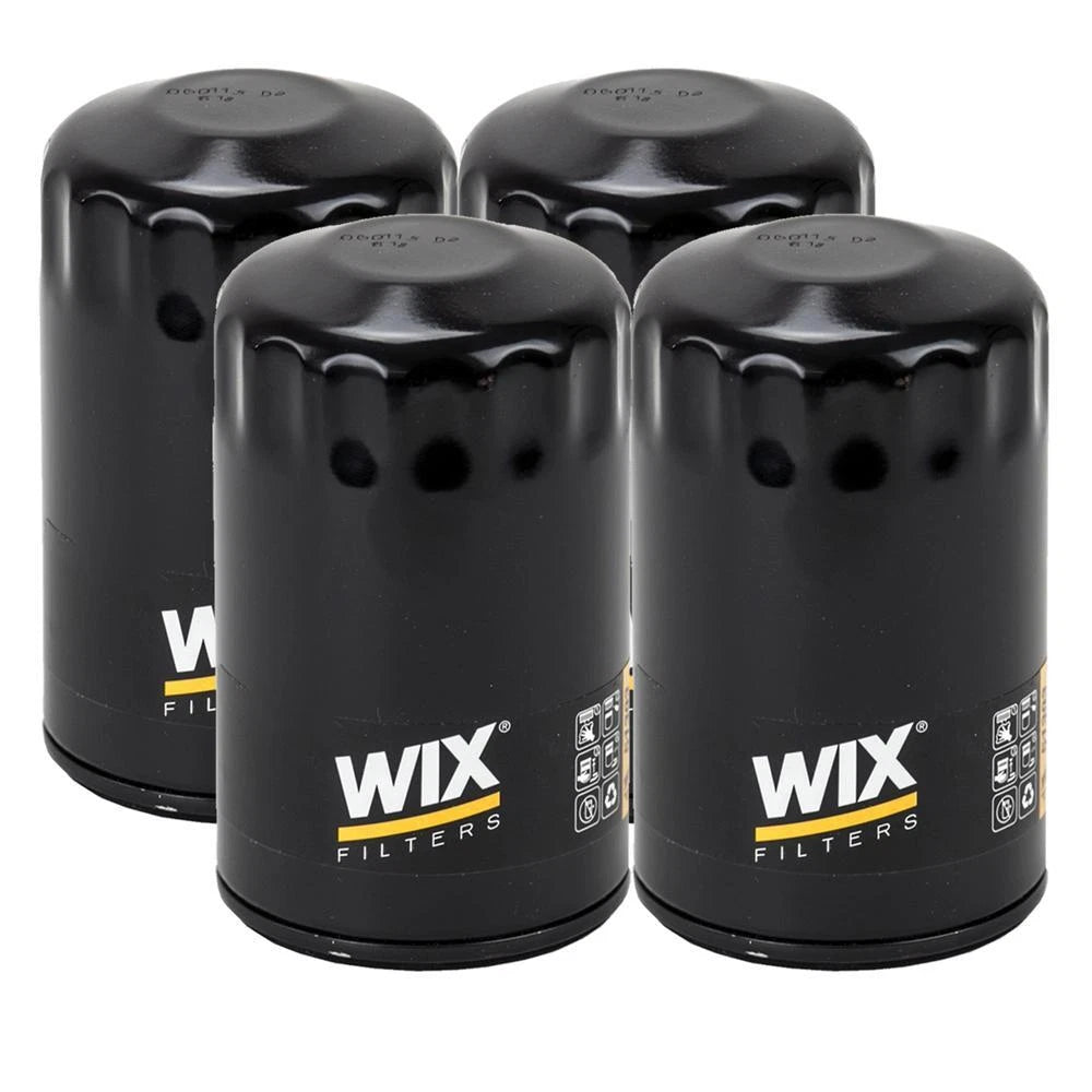 Set of 4 Wix 51393 Engine Oil Filters for (Spin-On)