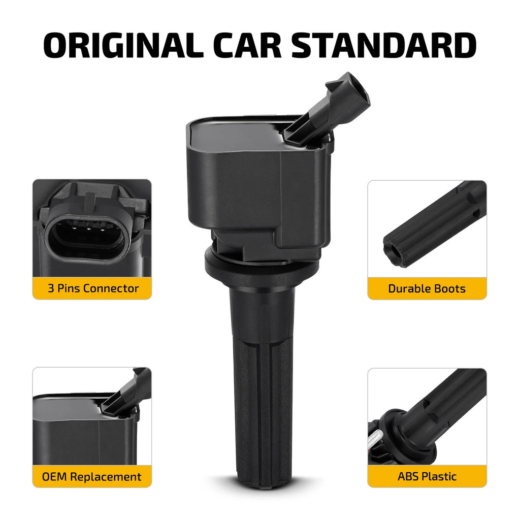 5 Ignition Coils for Isuzu i-290 i-370 Hummer H3 (2007–2008) UF497