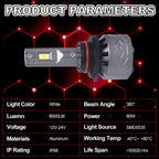 Set of 2 LED Headlight Bulbs for