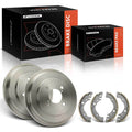 6x Rear Brake Drums + Ceramic Shoes for Honda Fit (2007–2020)