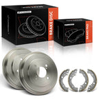 6x Rear Brake Drums + Ceramic Shoes for Honda Fit (2007–2020)