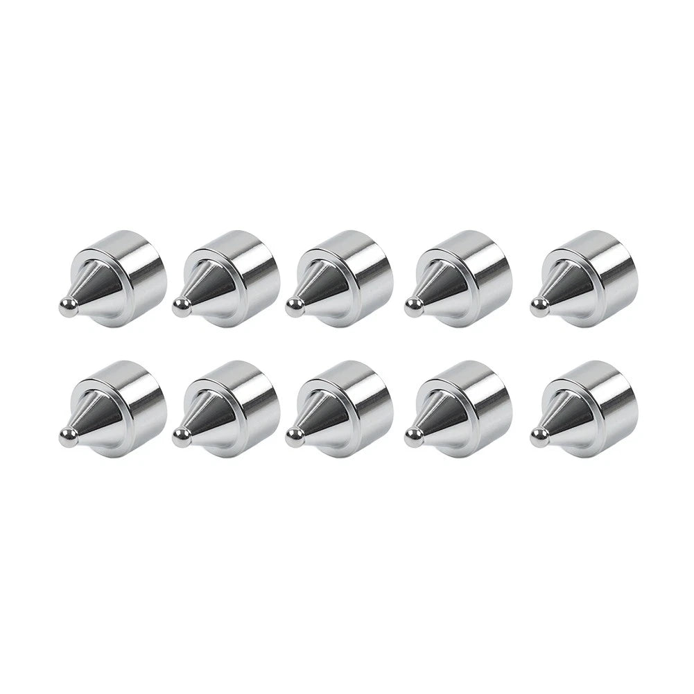 10X Head Bolt Cover Spike Caps for Harley Road King Dyna