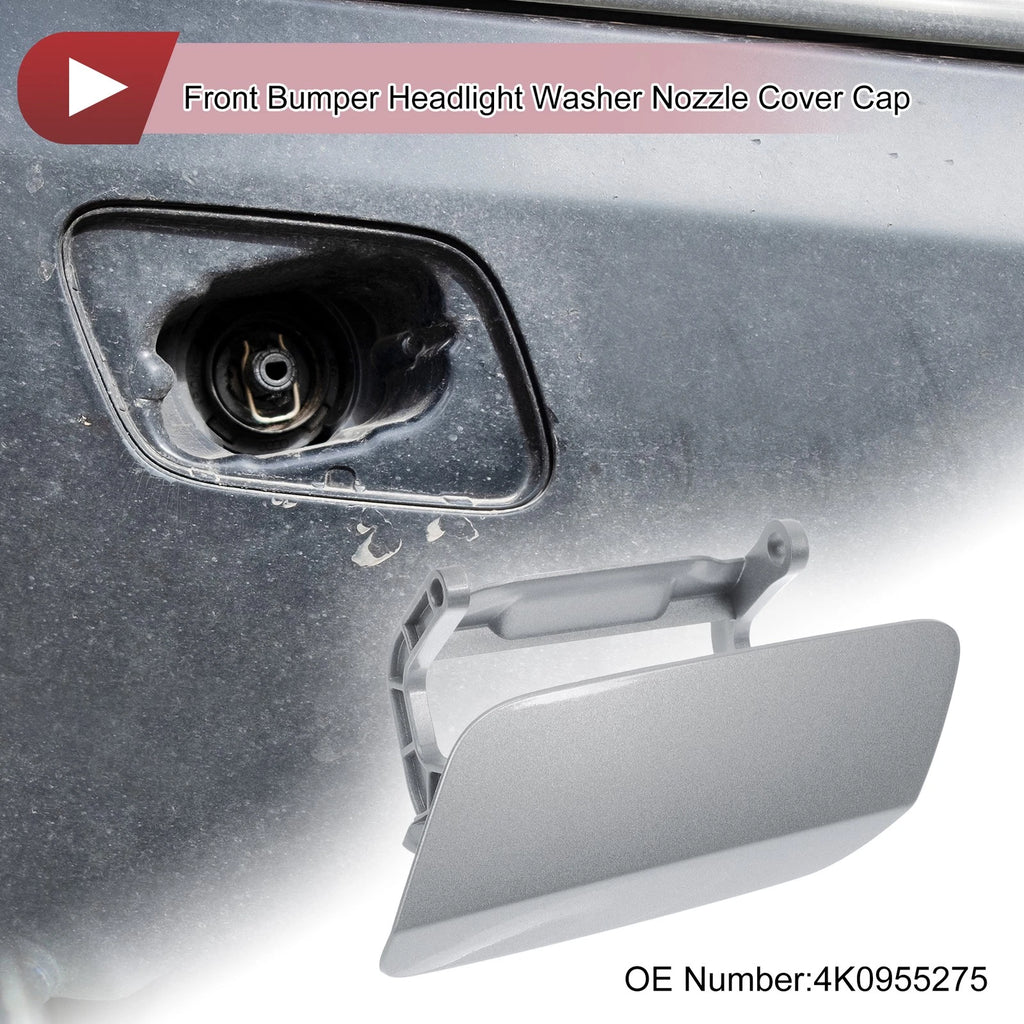 Front Left Washer Nozzle Cover Cap No. 4K0955275 for Audi A6 (2019–2024) Gray