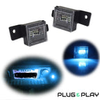LED License Plate Lights for Chevy Silverado GMC Sierra 1500 2500 3500