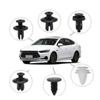 100 Pcs Push Retainer Pin Rivet Fasteners for Bumper Door Trim Panels