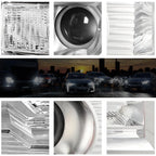 Projector Headlight for GMC Sierra Pickup (2014–2018) Chrome Housing Clear Corner