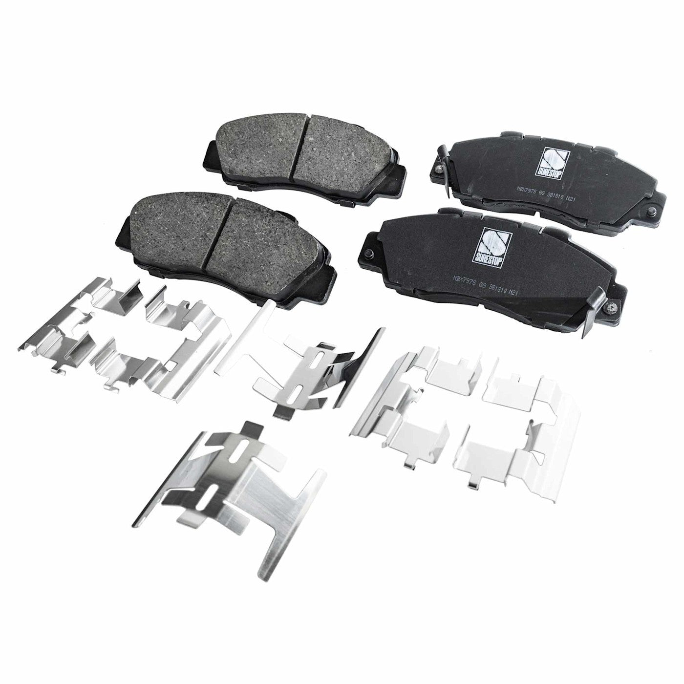Set of 4 Ceramic Brake Pads for Honda Accord Sedan (1992–2002)
