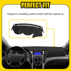 Leather Dashboard Cover for Hyundai Sonata (2011–2014)