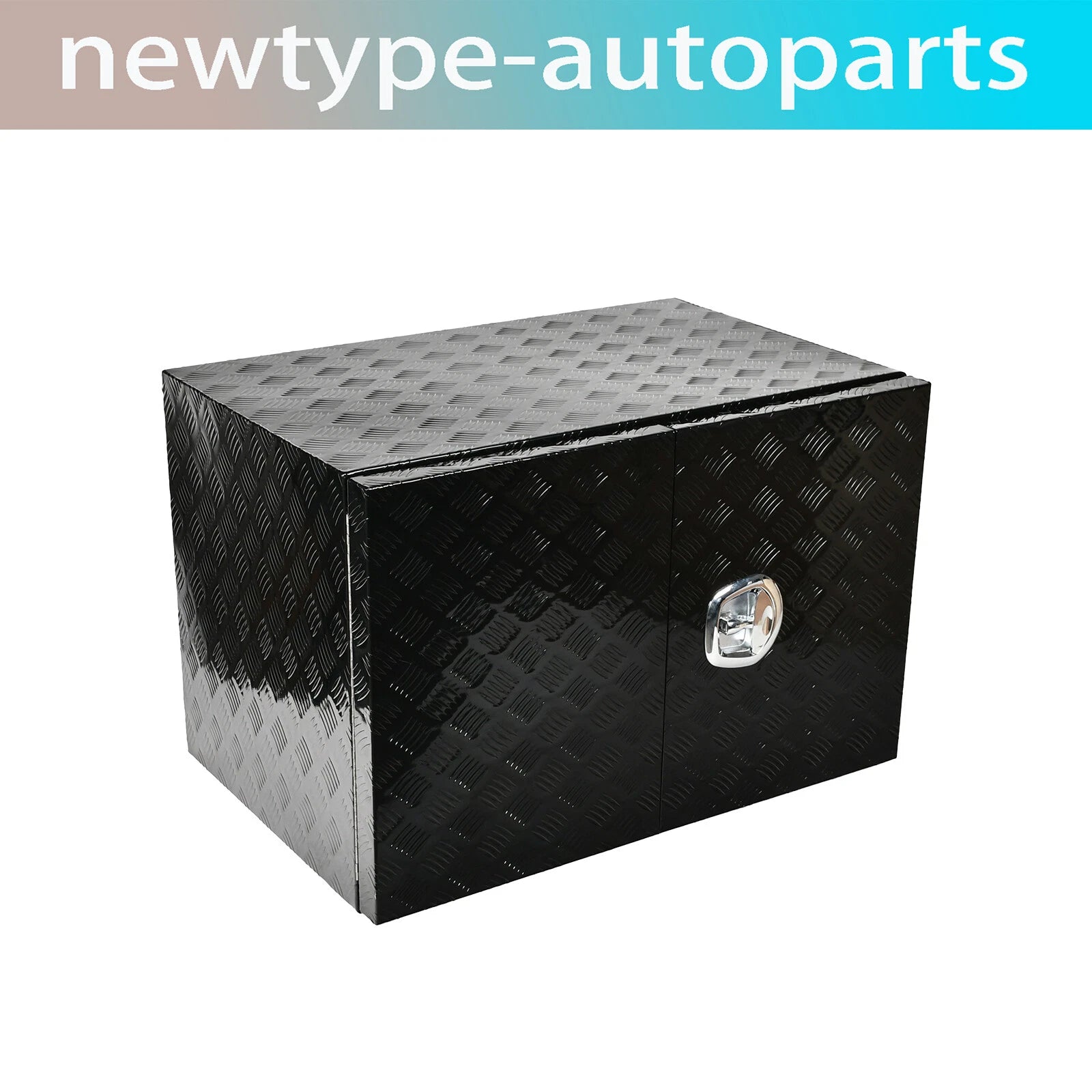 Black Aluminum Tool Box for Pickup Truck (36"x24"x24")
