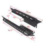 Side Step Armor Rock Slider Running Board for Jeep Wrangler TJ (1997-2006)