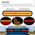 Rear Red Flowing Amber LED Tail Light for Truck