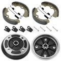 2 Front Brake Drums Shoes for Kawasaki Mule KAF540 KAF620 KAF950 (2010)