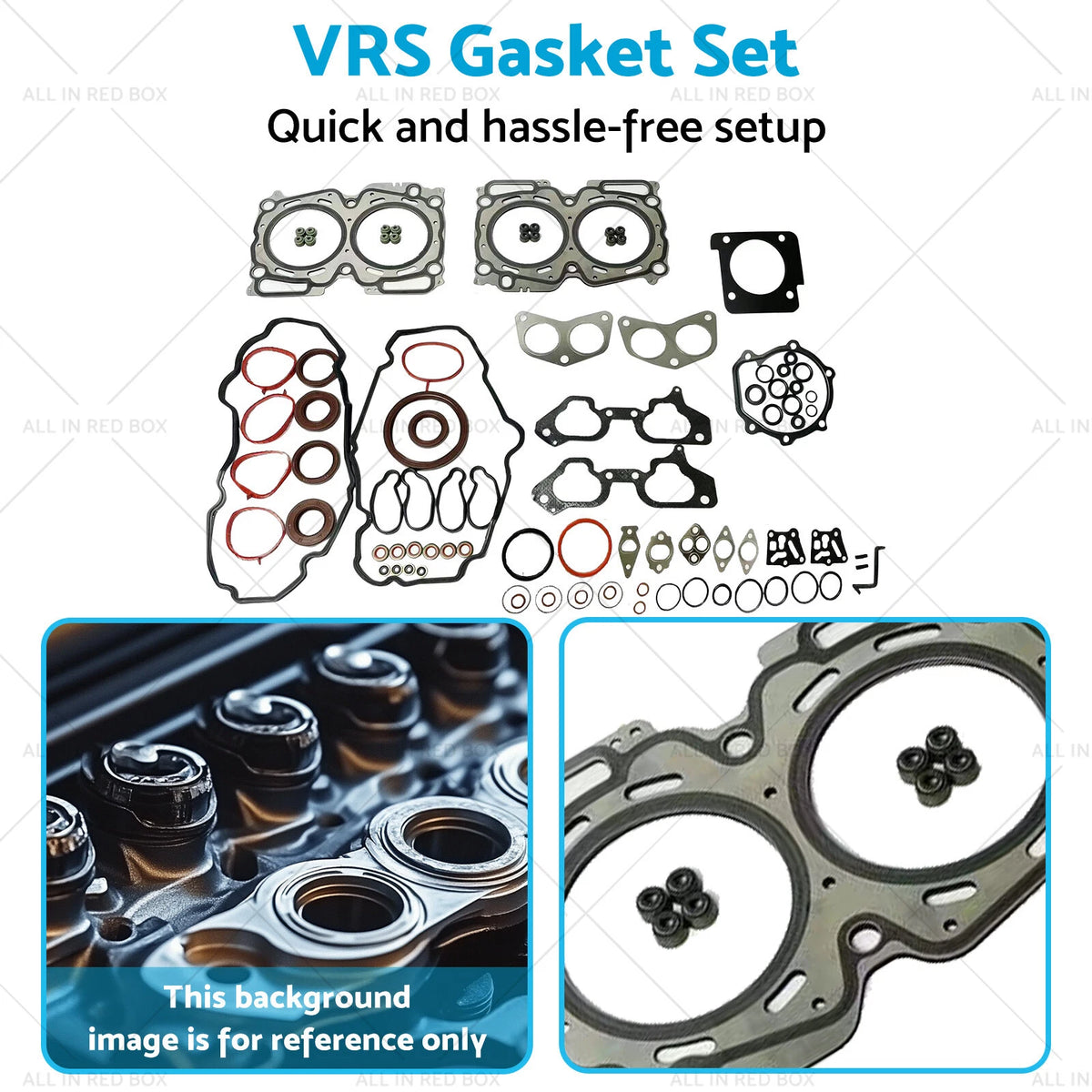 Gasket Set for Subaru Impreza 2.0T STi WRX EJ205 EJ206 EJ207 (1998–2003)