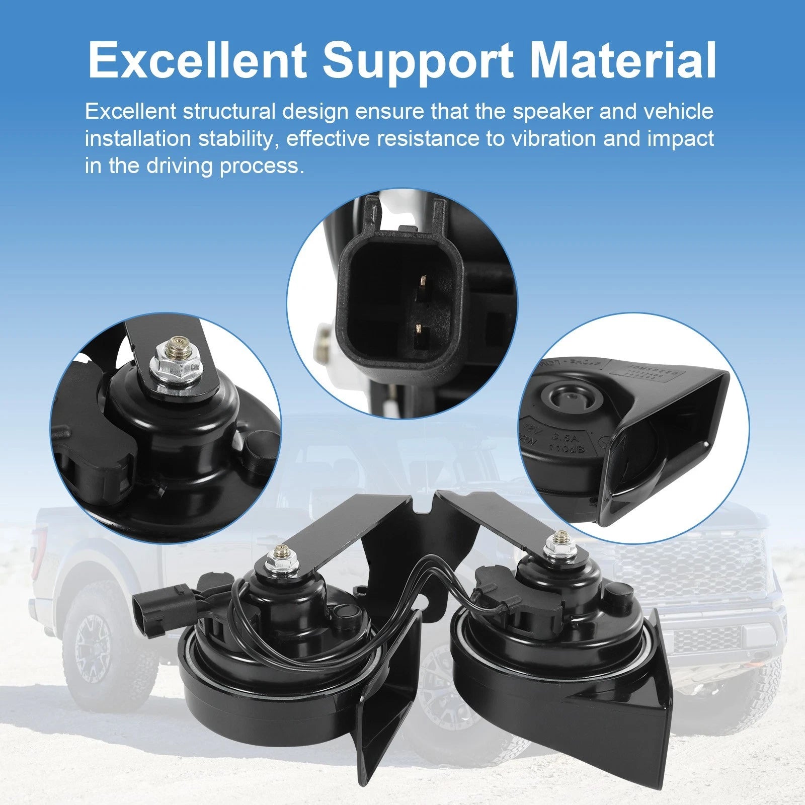 Horn Assembly for Ford F-250 Super Duty (2017-2022)
