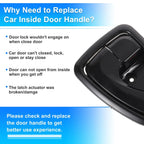 Front Passenger Side Interior Door Handle for Hyundai Accent (2000-2005)