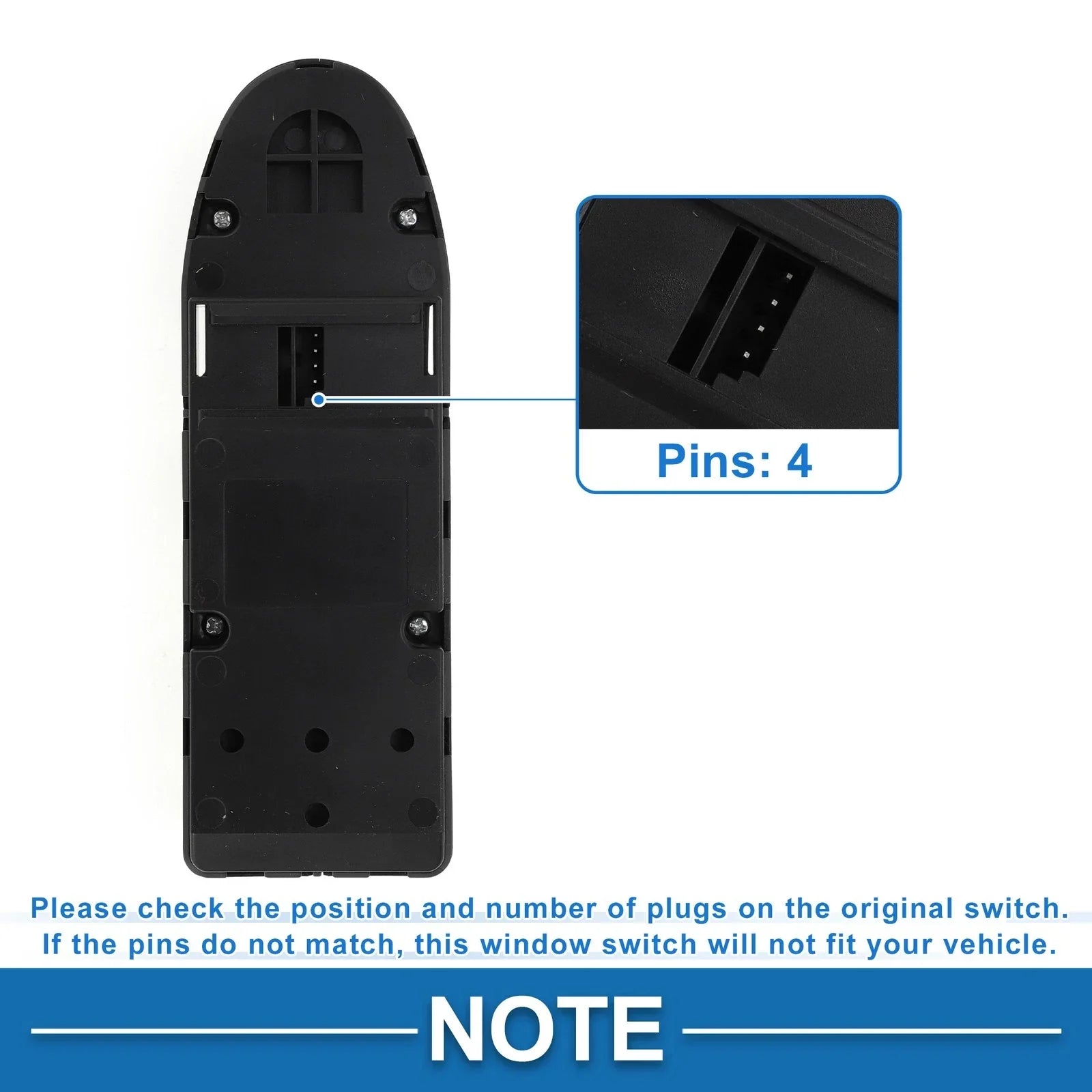 Power Window Switch for BMW 528i (2008 - 2010)