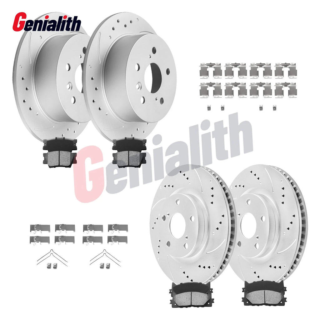 Front Rear Disc Rotors Ceramic Brake Pads for Lexus ES350 (2007–2012)