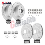 Front Rear Disc Rotors Ceramic Brake Pads for Lexus ES350 (2007–2012)