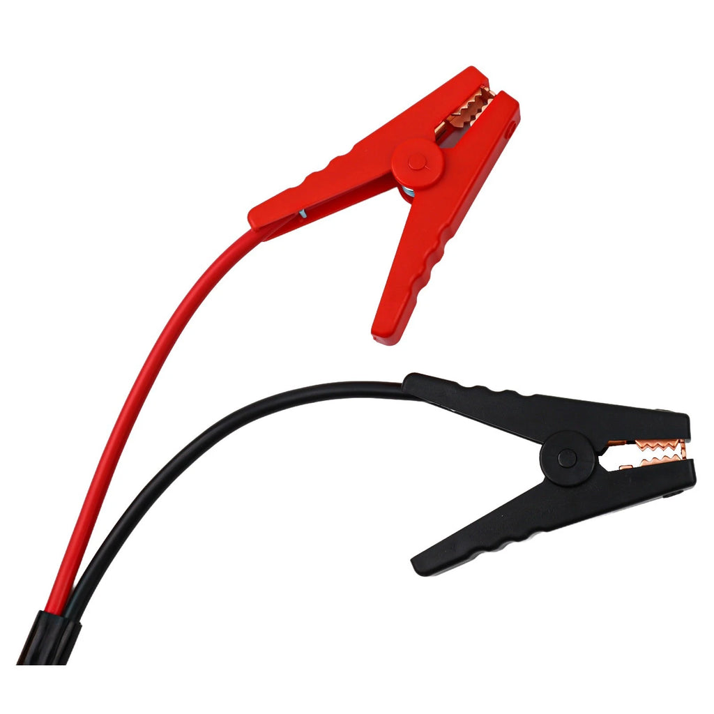 Heavy Duty 8AWG Jump Start Cables with Enhanced Grip Clamps