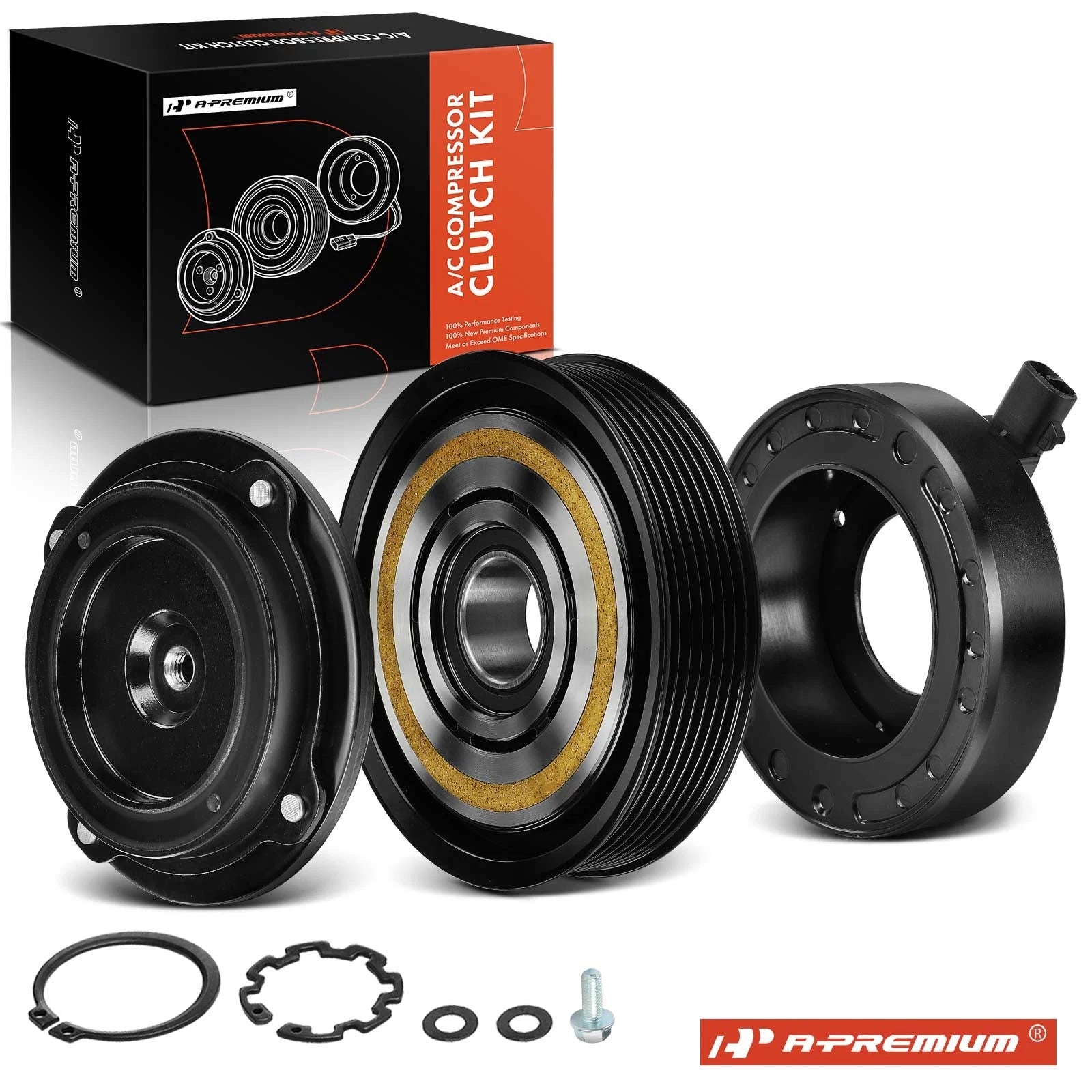 A/C Compressor Clutch Kit for Toyota Camry (2002–2006) Highlander Solara