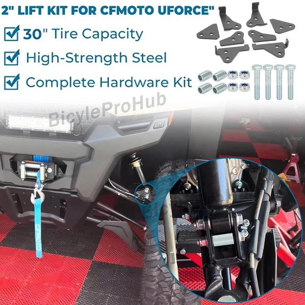2" Suspension Leveling Lift Kit for CFMOTO UFORCE 1000/1000XL (2021–2025)