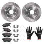 Set of 2 Rear Brake Rotors + Ceramic Brake Pads for Acura TSX (2009–2014) S31479 D1336