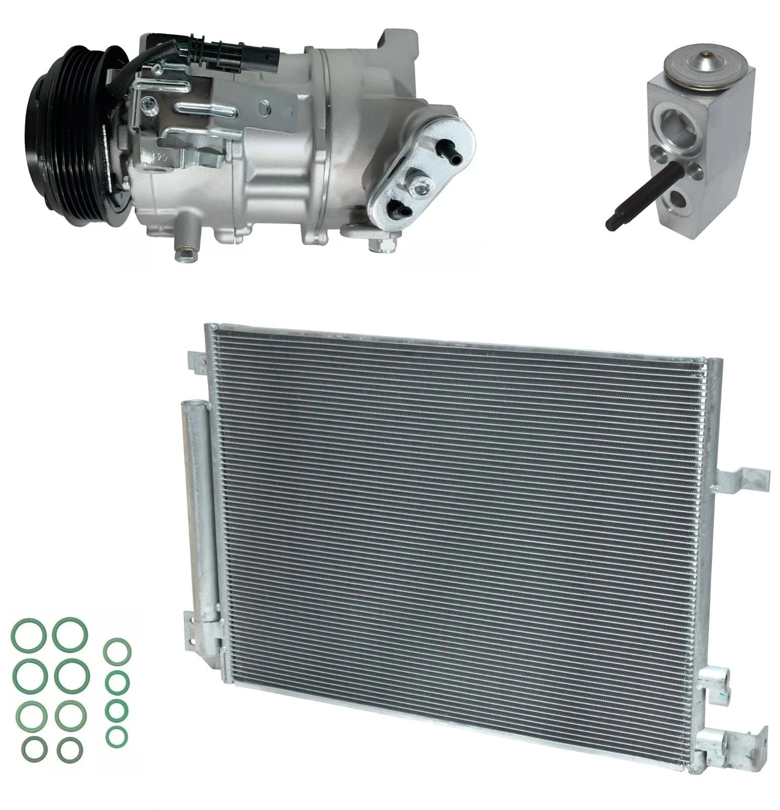 A/C Compressor Kit With Condenser for Chevrolet Camaro 2.0L (2018–2018)