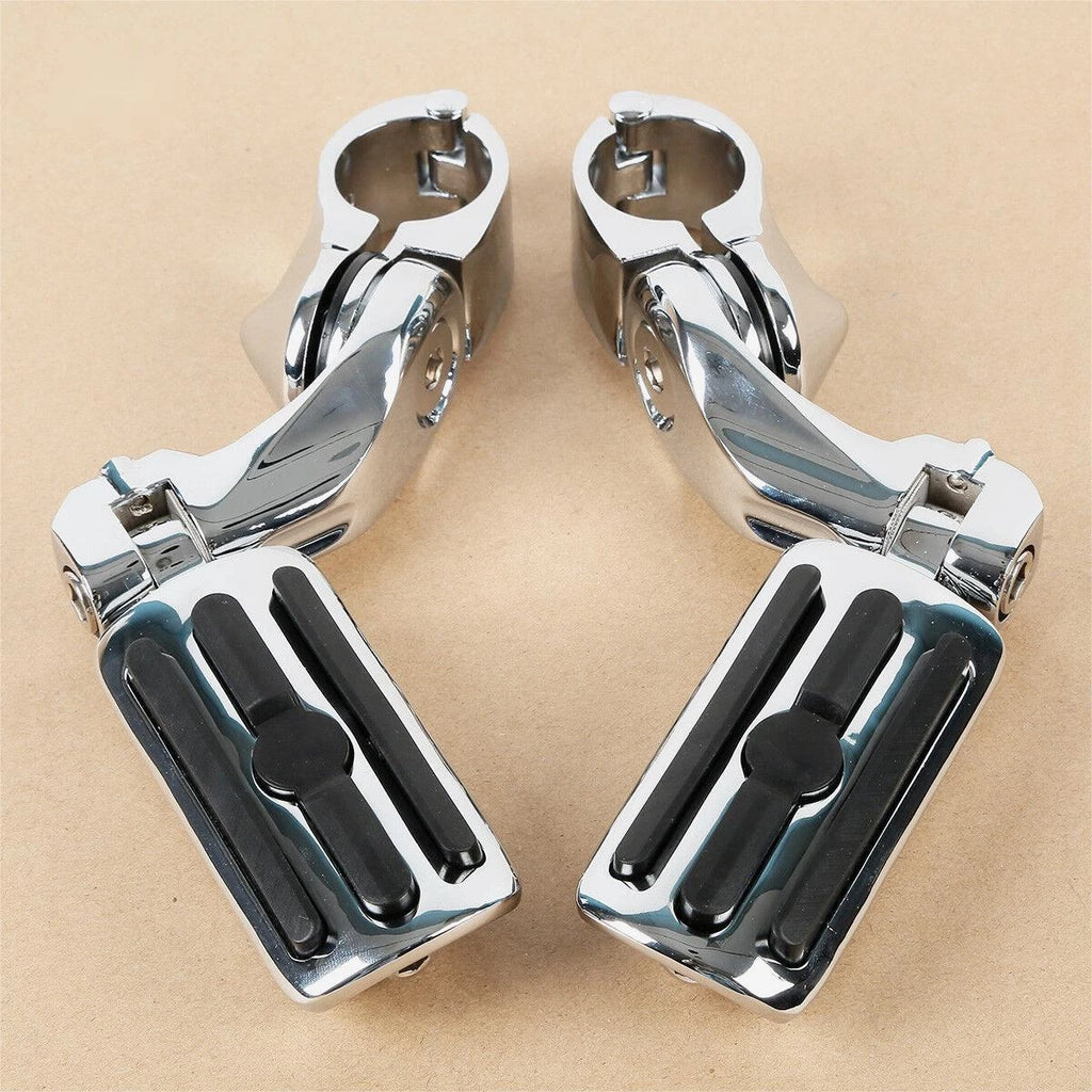 1.25" Motorcycle Highway Crash Bar Foot Pegs for Harley Touring