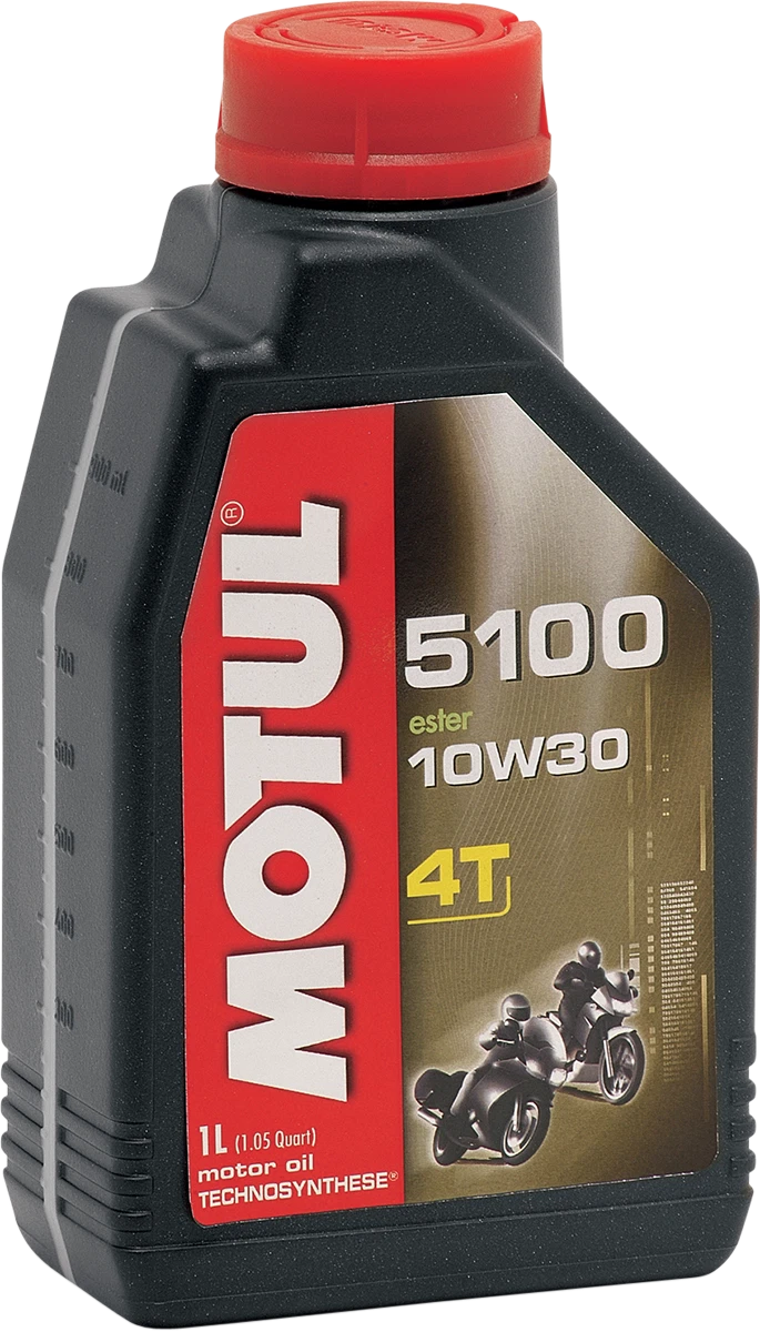 MOTUL 5100 4T Synthetic Blend Oil 10W-30 for Motorcycle (1L) 104062