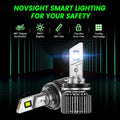 2X H11 LED Headlight Bulbs for NOVSIGHT (22000LM, 100W)