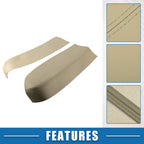 Set of 2 Front Door Panel Armrest Covers for Toyota Prius (2004–2009) Beige