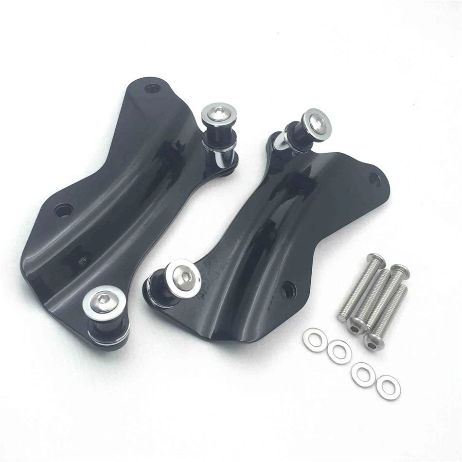 4 Point Docking Hardware Kit for Harley Touring (2014–2019) FLHR FLHT FLHX FLTR Black
