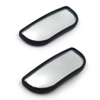 2X Adjustable Stick On Rear View Auxiliary Blind Spot Mirror Wide Angle for Car