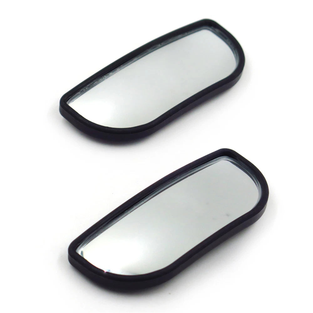 2X Adjustable Stick On Rear View Auxiliary Blind Spot Mirror Wide Angle for Car