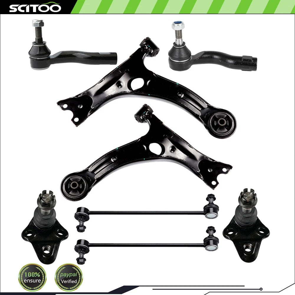 8pc Front Suspension Kit for Toyota Celica (2000–2005) Lower Control Arms