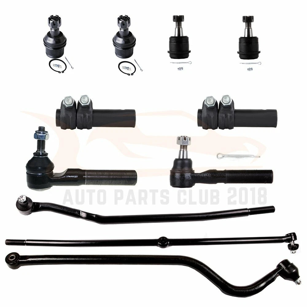 Set of 4 Front Ball Joints Tie Rods for Dodge Ram 2500 3500