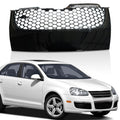 Upper Mesh Grille for VW Jetta GLI GTI (2006–2009) Black with Chrome Trim