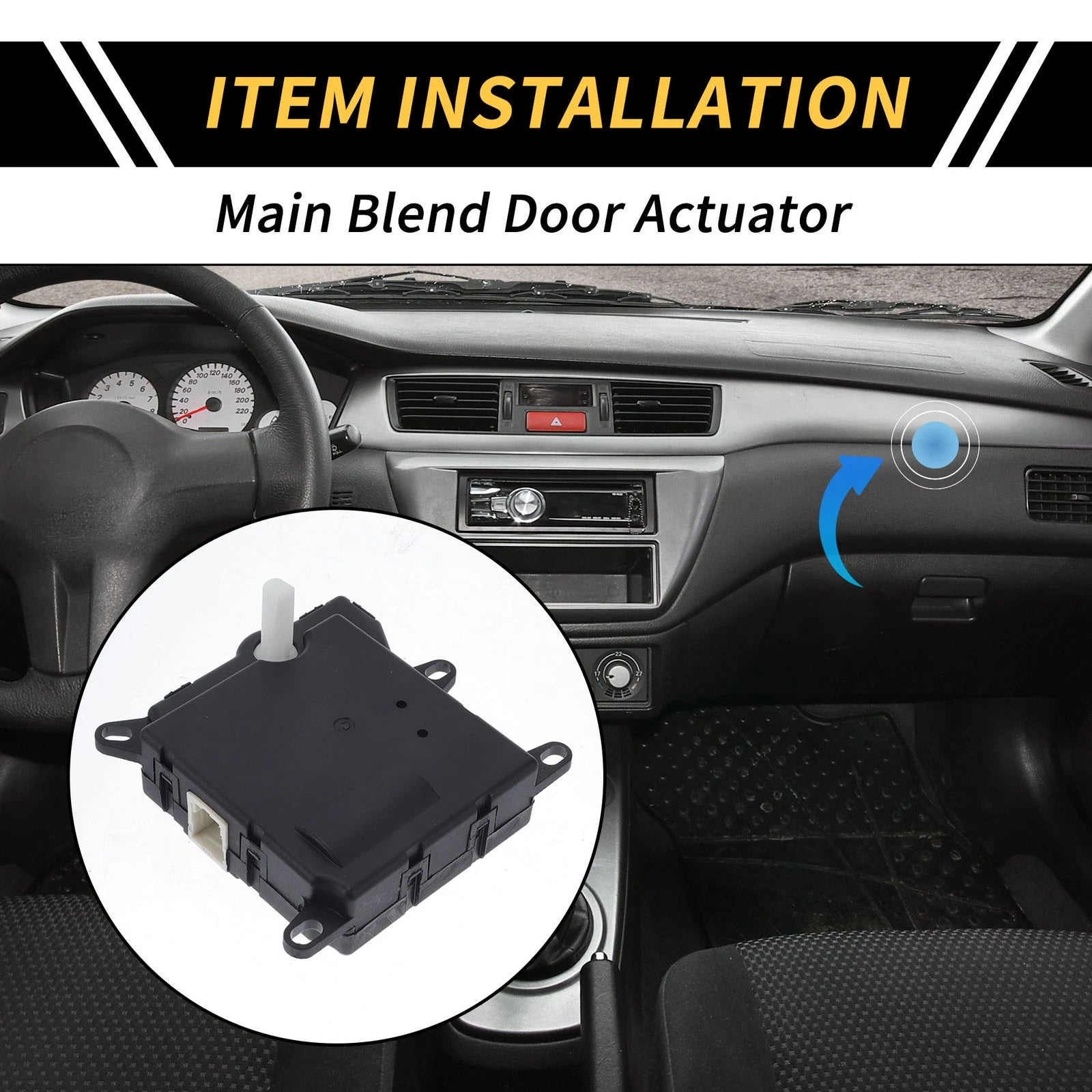 HVAC Air Door Actuator Heater Blend for Ford Expedition (2002–2004) No.604202
